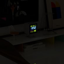 Newgate Monolith LCD Alarm Clock